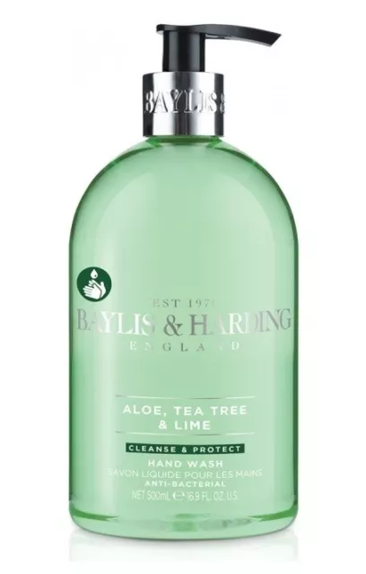 Baylis & Harding Handwäsche Aloe, Teebaum & Limette Flüssigseife 500ml