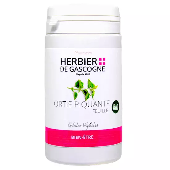Ortie Piquante Feuille Bio | 90 gélules vegan | Draineur | Articulations/Cheveux