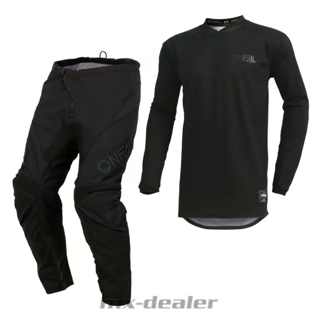 O'Neal Element Classic schwarz Hose Jersey Motocross Enduro Quad Combo