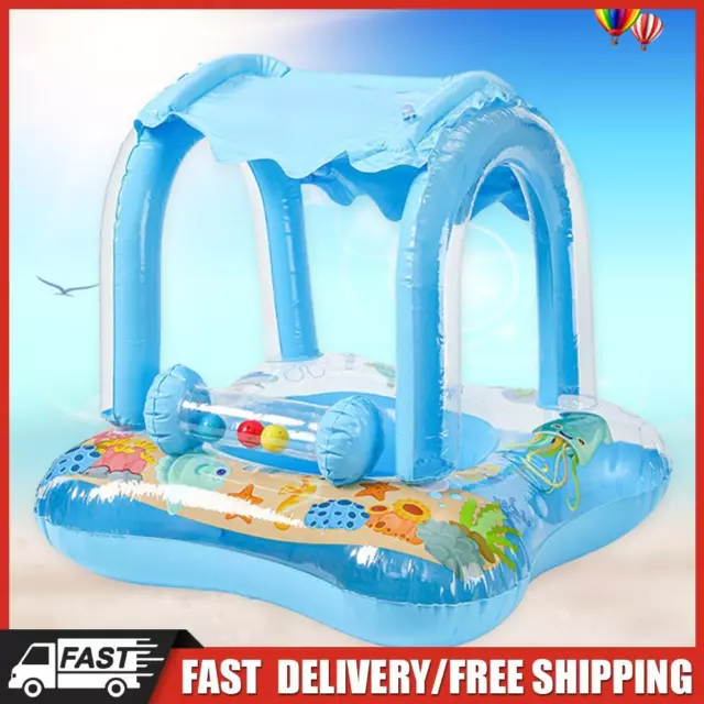 PVC Lifebuoy Smooth Children Swim Ring Wear-Resistant Convenient for Beach Party