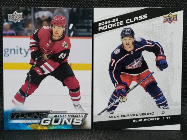 2022-23 Upper Deck Series 1 Hockey Base and Parallel Inserts. You Pick! 3