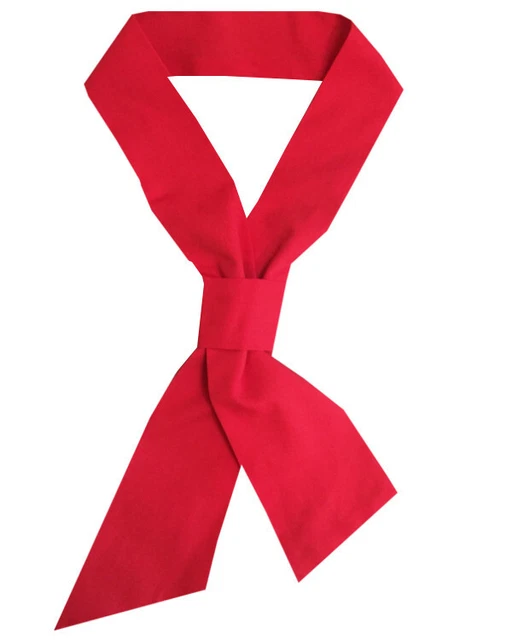 Pre-knot Red chef necktie, kitchen chef necktie, Neckerchief, restaurant necktie