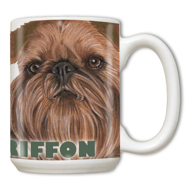 Brussels Griffon Tan, Ceramic Coffee Mug Tea Cup 15 oz