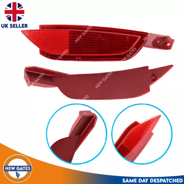 Rear Bumper Reflector Left Tail Fog Light For Ford Fiesta Mk7 2008-2017 2168298