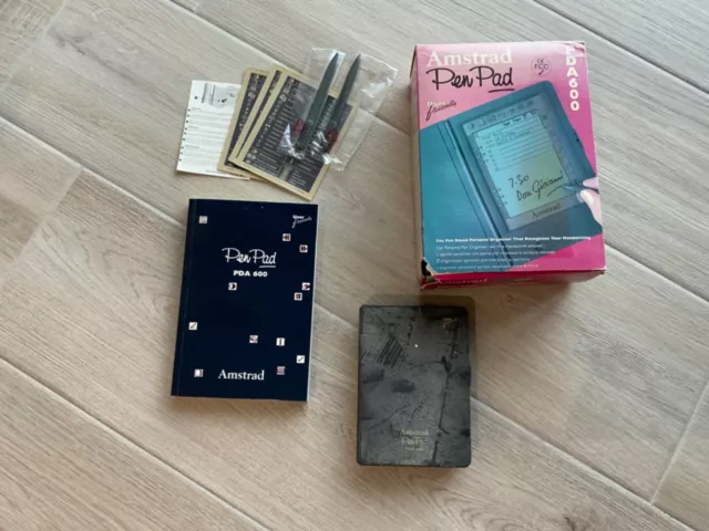Amstrad PenPad 600 PDA600 - Very Rare Boxed And Working