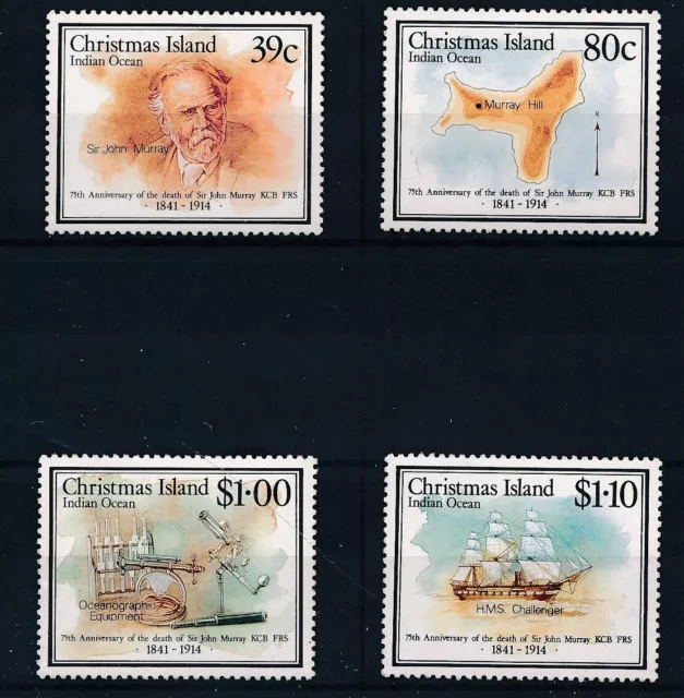 [BIN11726] Christmas Island 1989 good set of stamps very fine MNH