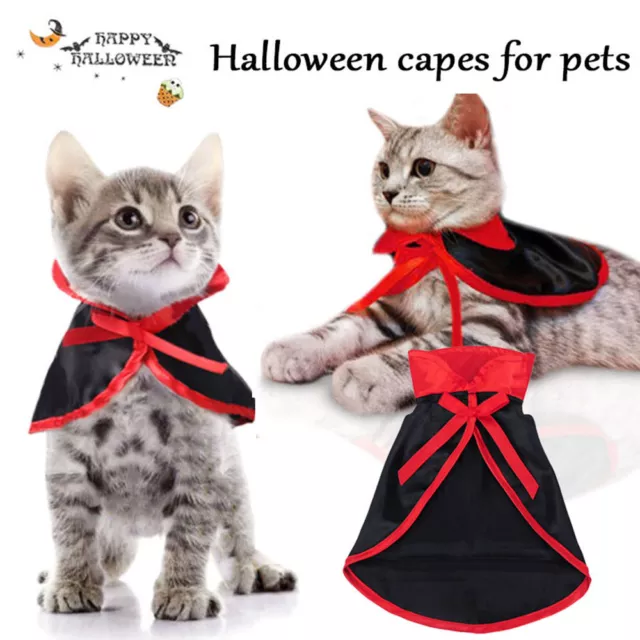 Costume Da Animale Domestico Di Halloween Costume Da Cane Gatto Mantello ▼
