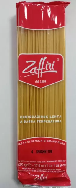 Spaghettini 10x500gr. für feinere Leute, die etwas feineren dünneren Spaghetti