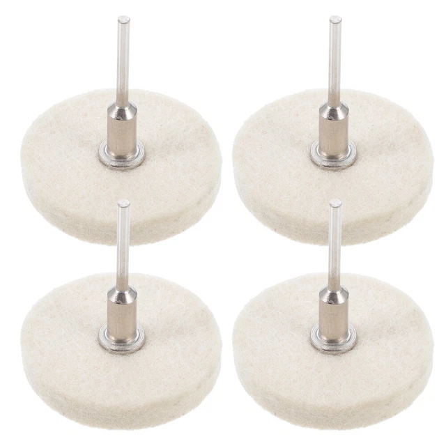 4 Pcs Car Buffer Pads Tool Wool Angle Grinder Polishing Wheel