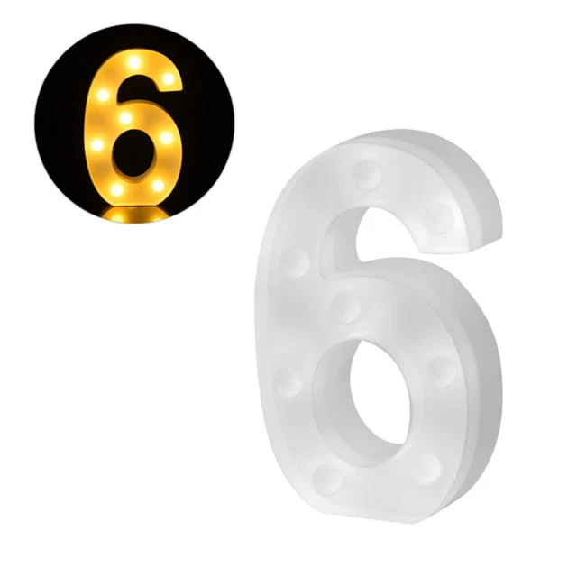 Light Up Nero Alfabeto arquee Lettere LED Luci Segno per Luce Notturna