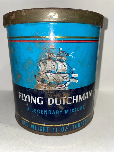 VINTAGE FLYING DUTCHMAN Tobacco Tin with Lid Empty $15.00 - PicClick