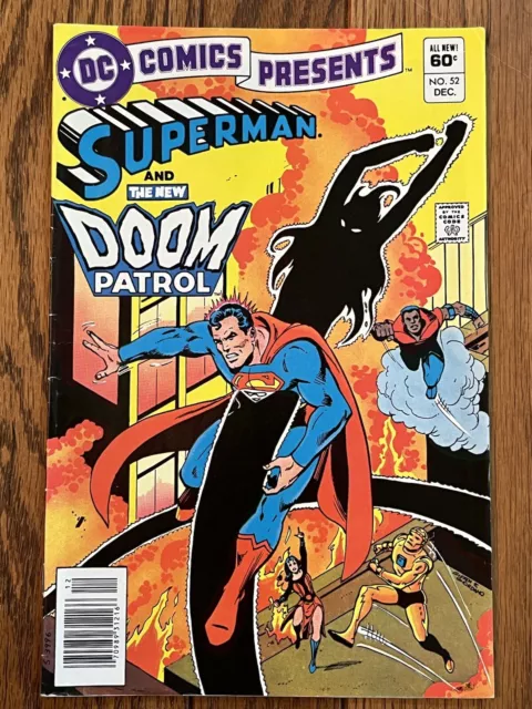 DC Comics Presents Vol 1 #52 - Key 1st Ambush Bug - Superman + Doom Patrol