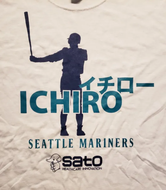 NEW Ichiro Suzuki Sato Miami Marlins T Shirt / XL / SGA.