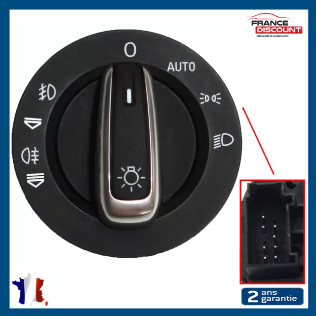 Bouton commande d'éclairage phare feux interrupteur pour AUDI A6 & Q7 4F1941531E