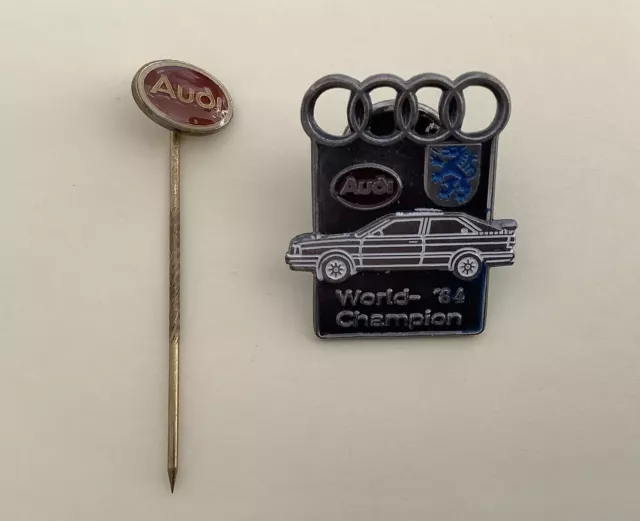 Anstecknadel Audi Und PIN Audi Worldchampion