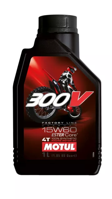 MOTUL 300V Factory Ligne Off Road Course 15W60 4-Takt Huile 1Liter Canette