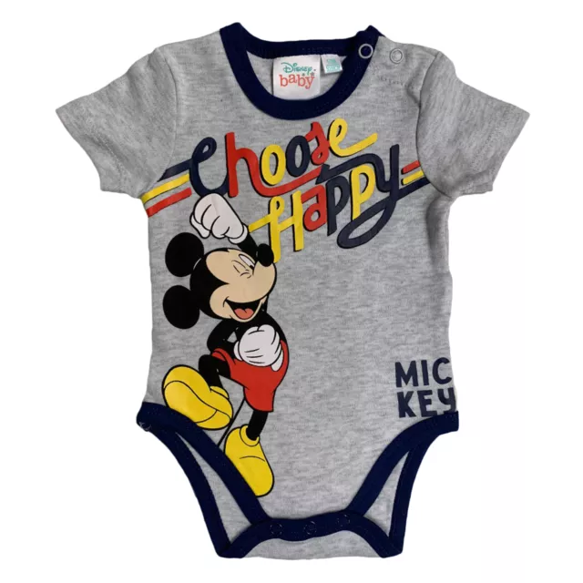 Body neonato manica corta Disney tutina Mickey Mouse 2617