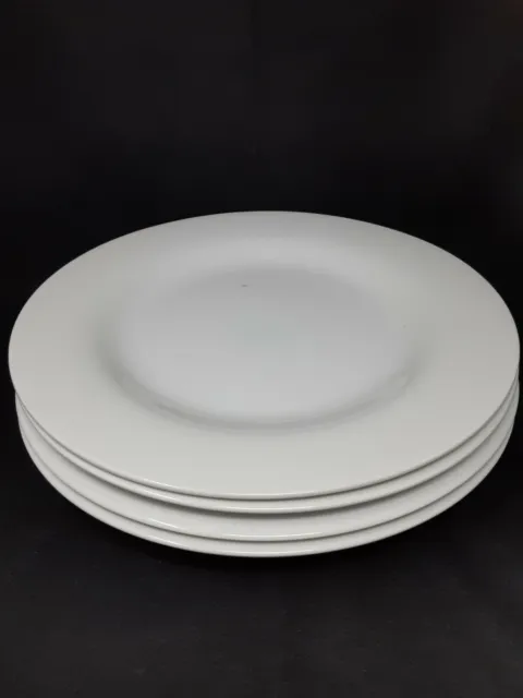 Pottery Barn PB White  (Japan) 11" Dinner Plates (4)
