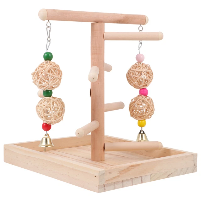 Bird Play Stand Bird Appollaio Scala Scala Oscillante Accessori Gabbia Pappagallo