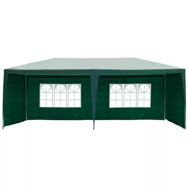 Outsunny 6m x 3m Garden Gazebo Marquee Canopy Party Tent Canopy Patio Green