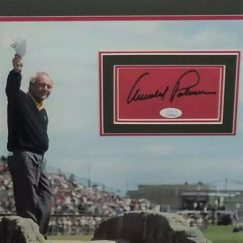 Arnold Palmer Autographed 1995 British Open At St Andrews Deluxe Framed 16x20 Ph 2