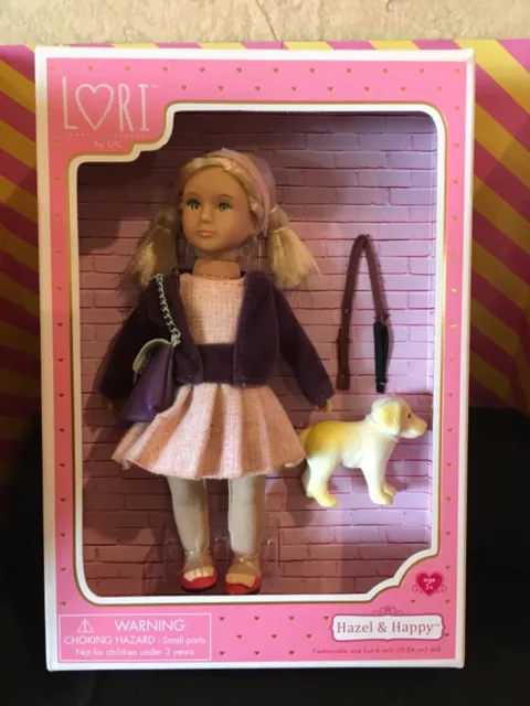 Lori by Our Generation HAZEL 6" Doll & Happy her puppy New