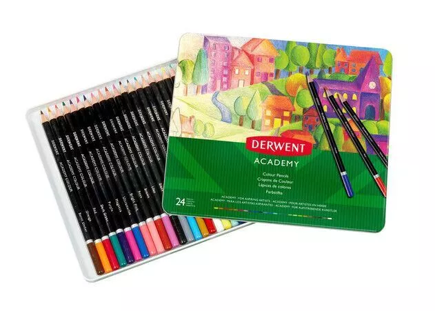 Derwent Academy Colouring Pencils (Pack of 24)