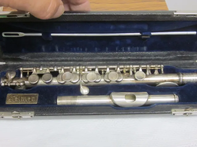 Selmer New York U.S.M.C. vintage piccolo-in original case,rare,key of C