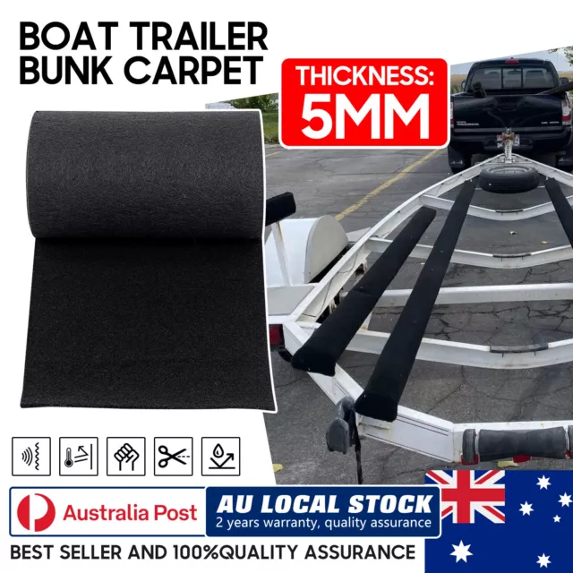 Boat Trailer Bunk Carpet - 4m x 30cm Outdoor Polyester Marine Bunk Carpet.