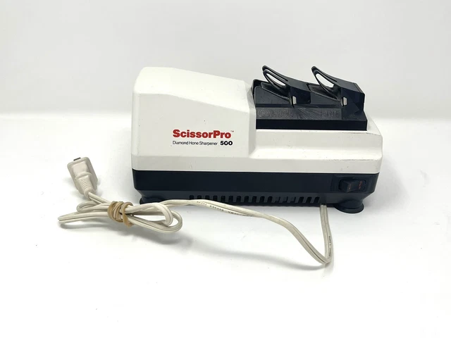 Edge Craft Scissor Pro 500 Electric Diamond Hone Sharpener, Coarse & Fine Stones