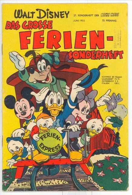 Micky Maus Sonderheft original Nr. 27 Z2-
