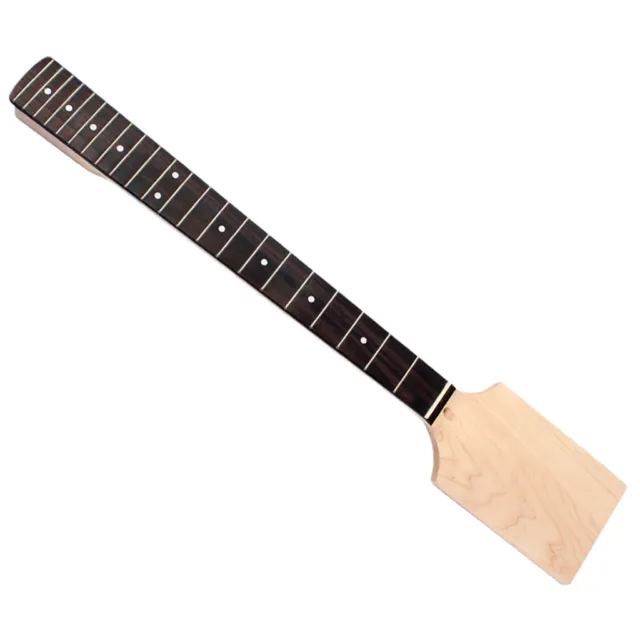 DIY E Gitarre Ahornhals + Palisander Griffbrett Paddle Headstock 22 Bünde