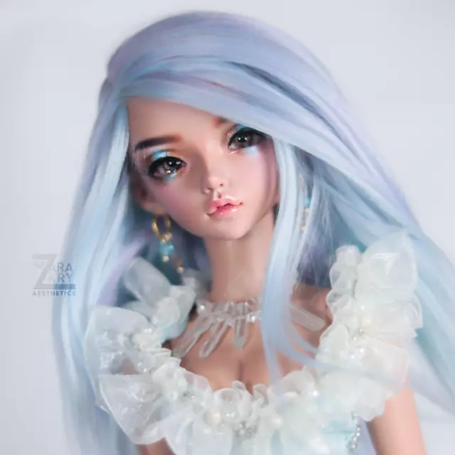 Minifee Phoeb BJD MSD 1/4 Doll custom faceup crystal piercings earrings OOAK