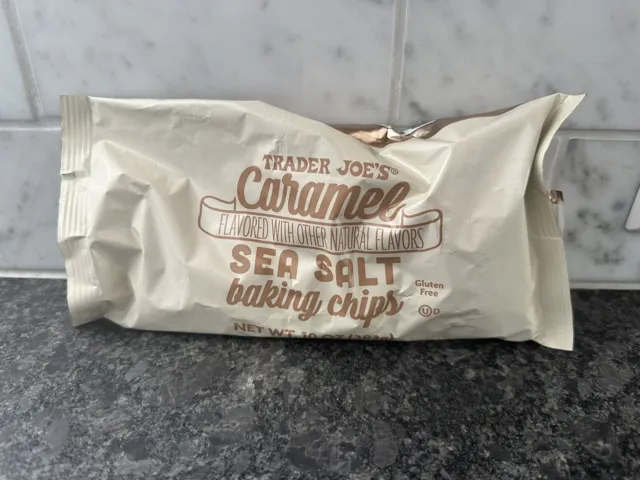 Trader Joe's Caramel Sea Salt Baking Chips 10 oz 2/17/2025