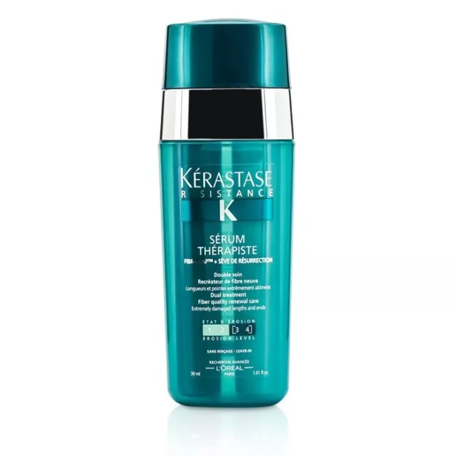 Kerastase Resistance Serum Therapiste Dual Treatment Fiber Quality Renewal Care