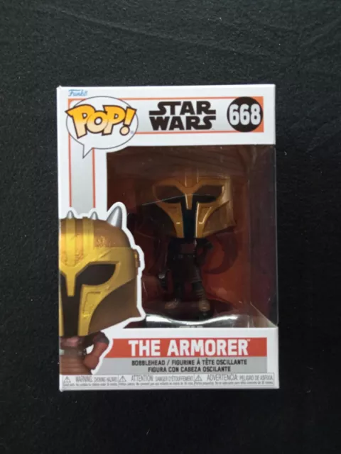 Funko Pop The Armorer Star Wars 668 NEUF