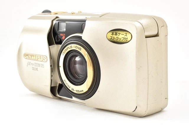 NEAR MINT] OLYMPUS μ mju Zoom 105 Deluxe 38-105mm Film Camera From