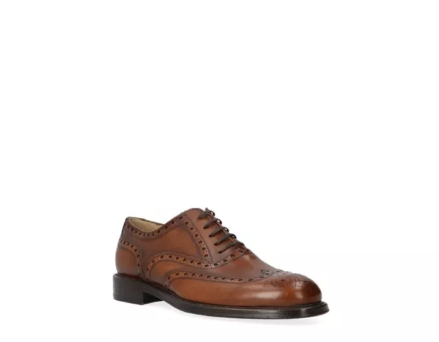 Zapatos MARIO BRUNI de Cordones Marrón Brogue, Piel Natural 47427 No 3