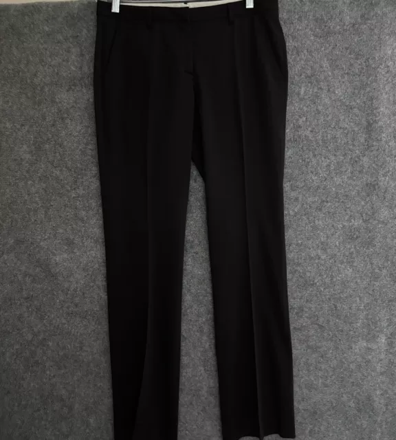 Elie Tahari Dress Pants Women's Size 6 Brown Wool Blend Straight Leg Career