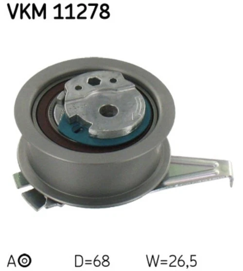 VKM 11278 - GALET DISTRIBUTION VL pour AUDI, SEAT, SKODA, VW