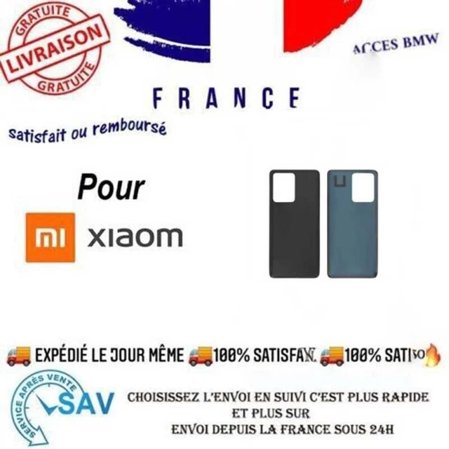 Cache Batterie Arrière Pour Xiaomi Redmi Note 10 5G (modèle M2103k19g) - Noir - Neuf Avec Emballage