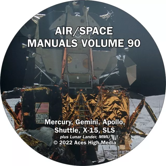 Space Flight manuals on CD Mercury, Gemini, Apollo, Lunar Module, Shuttle, SLS