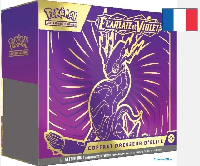 DISPONIBLE Pokemon Coffret ETB EV01 Écarlate et Violet Pokémon Miraidon Neuf FR
