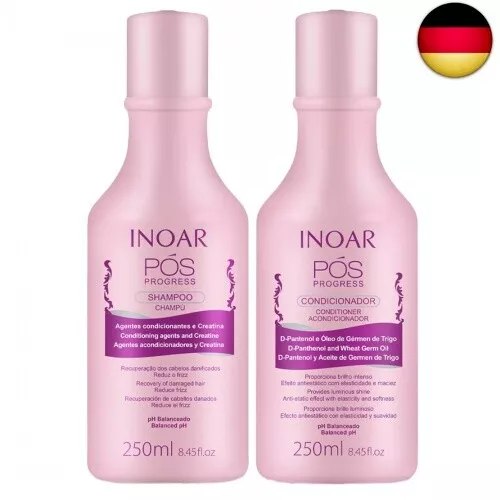 INOAR Duo POS Progress Shampoo und Haarkur Set 250 ml