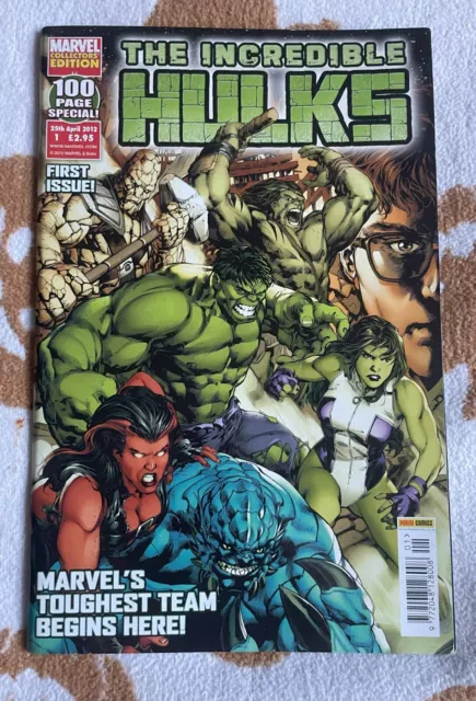 Marvel  "The Incredible Hulks" ComicBook ~ No.1 April 2012 (Paperback)
