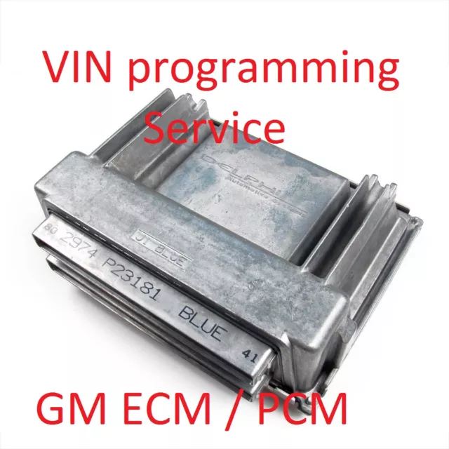 ✅ Vin Programming Service 96-14 Gm Ecm E37 E38 E67 E78 E40 P12 P05 P04 P01 P59