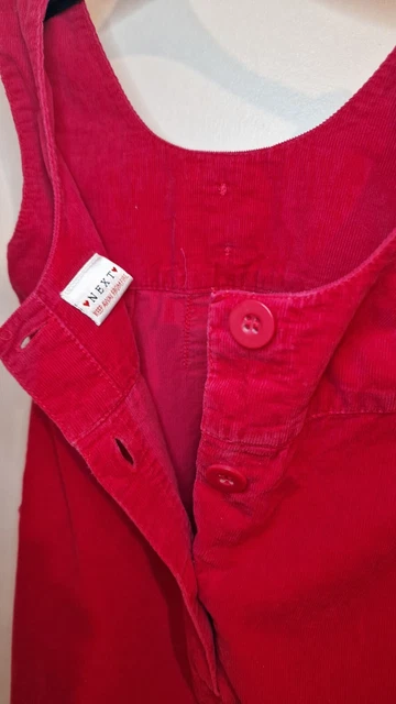 Pacchetto Vestiti Ragazze Età 2-3 Y. Velluto A Coste Abito, Jamper, T-Shirt.usato. 5