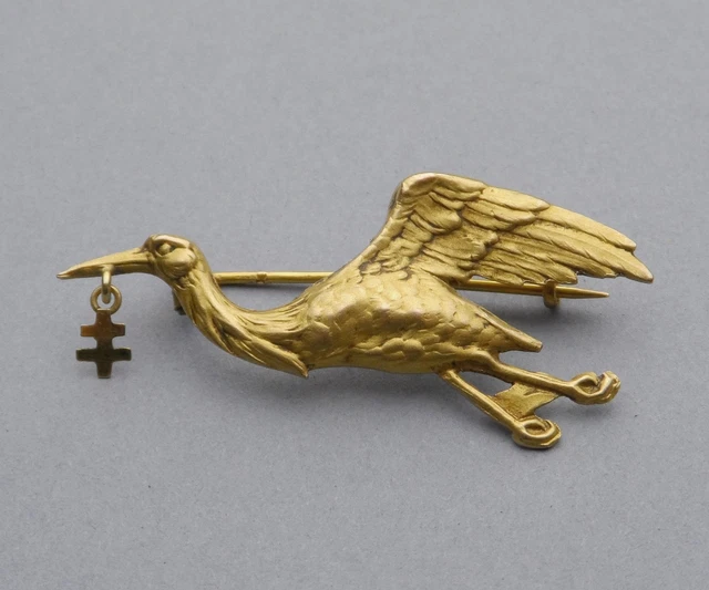 Ancienne insigne / broche émaillée, croix de Lorraine, Jeanne d'Arc, Nancy - Collection