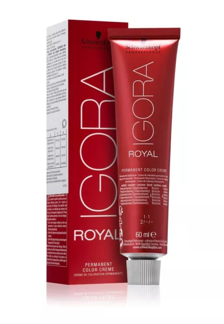 Schwarzkopf Pro Igora Royal Permanent Hair Color Dye (2.1 oz)8-77 Light  Blonde C