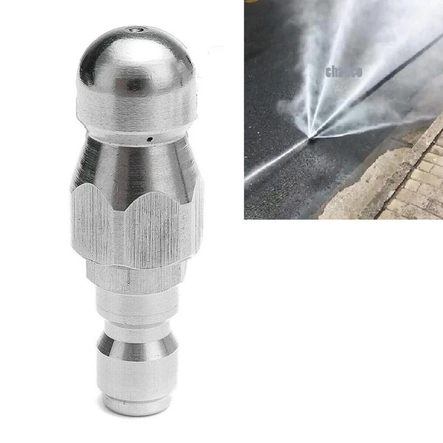 PROFESSIONAL PRESSURE WASHER Sewer Jetter Nozzle Unblock Sewer Quickly